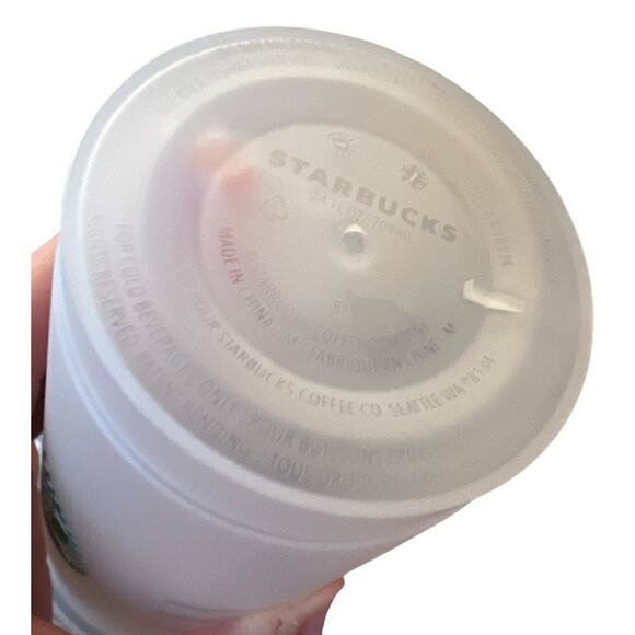 Starbucks 24oz Cups Straws 16oz Lucy Malachite Green Insulated Coffee Mug Reuse - Picture 5 of 8